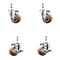 Service Caster 3 Inch 316SS High Temp Glass Filled Nylon 12mm Stem Caster Brakes SCC, 2PK SS316TS20S314-GFNSHT-M1215-2-TLB-2 - alternate 1